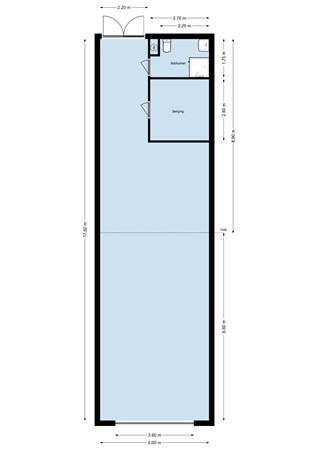 Floorplan - Antwerpsestraatweg 201, 4624 JE Bergen op Zoom